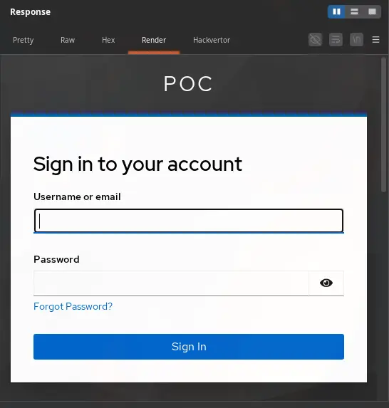 Step 1 - the login page